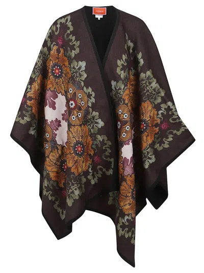 La Doublej Poncho (placée) In Brown