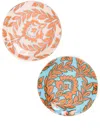 La Doublej Porcelain Side Plates (set Of Two) In Blue