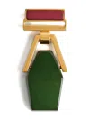 La Doublej Portal Brooch In Gold