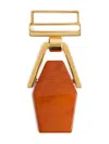 La Doublej Portal Brooch In Gold