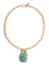 La Doublej Portal Chain Geometric Necklace In Gold