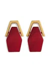 La Doublej Portal Earrings In Gold