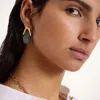 La Doublej Portal Earrings In Solid Camouflage