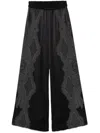 LA DOUBLEJ PORTAL LASER PALAZZO PANTS