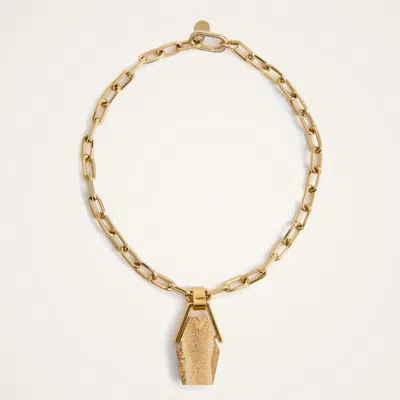 La Doublej Portal Necklace In Gold