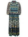 La Doublej Portofino Placee Dress In Emerald
