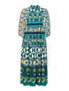 La Doublej Portofino Midi Dress In Light Blue