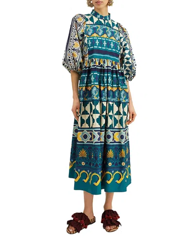 La Doublej Portofino Placee Dress In Multicolour