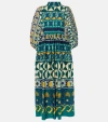 LA DOUBLEJ PORTOFINO PRINTED COTTON MAXI DRESS