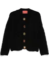 La Doublej Portrait Cardigan Black In Black
