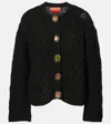 La Doublej Portrait Cardigan Black In Black