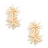 La Doublej Primavera Earrings In Solid Ivory