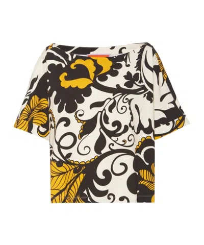La Doublej Print T-shirt In Black