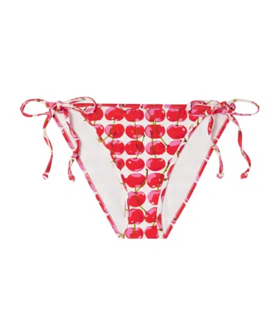 La Doublej Printed Bikini Briefs In Multi