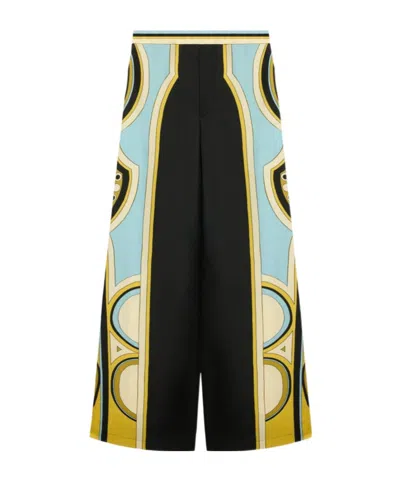 LA DOUBLEJ PRINTED CASUAL PANTS