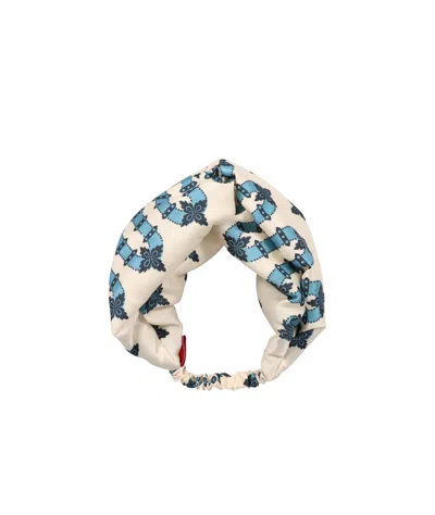 La Doublej Printed Headband In Multicolor