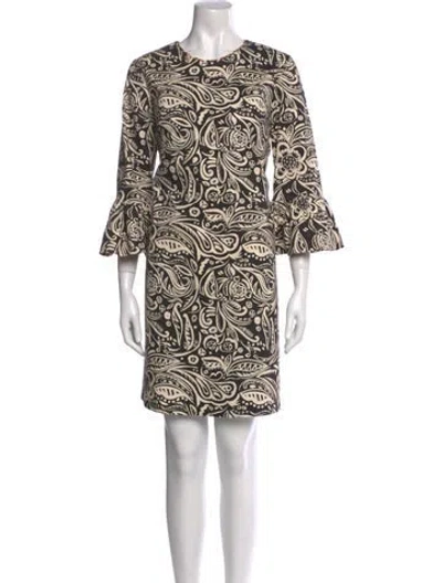 Pre-owned La Doublej Printed Knee-length Dress