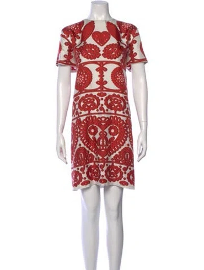 Pre-owned La Doublej Printed Knee-length Dress In Multi
