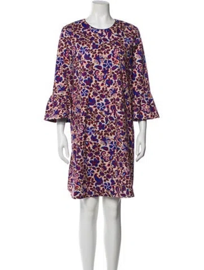 Pre-owned La Doublej Printed Knee-length Dress In Multi