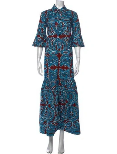 Pre-owned La Doublej Printed Long Dress