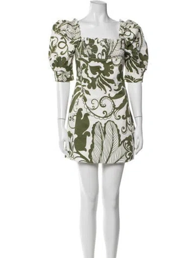 Pre-owned La Doublej Printed Long Dress In Multi