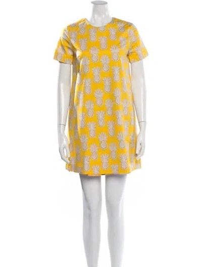Pre-owned La Doublej Printed Long Dress In Neutrals