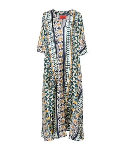 LA DOUBLEJ LA DOUBLEJ PRINTED MAXI DRESS