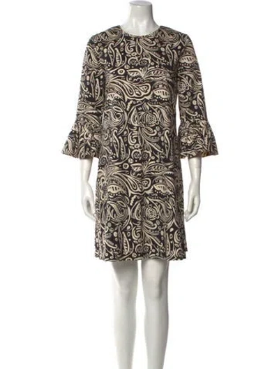 Pre-owned La Doublej Printed Mini Dress