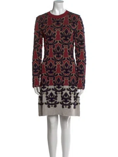 Pre-owned La Doublej Printed Mini Dress In Multi