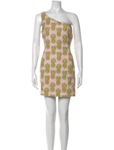 Pre-owned La Doublej Printed Mini Dress In Multi