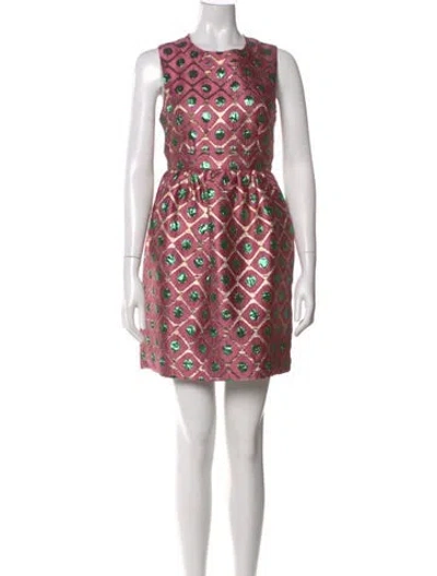 Pre-owned La Doublej Printed Mini Dress W/ Tags