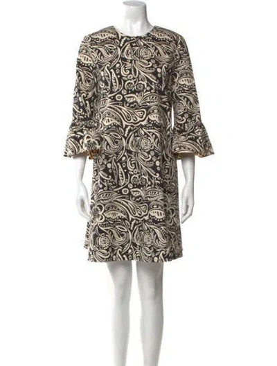 Pre-owned La Doublej Printed Mini Dress W/ Tags