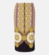 La Doublej Printed Pencil Skirt In Multi