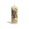 La Doublej Printed Pillar Candle In The Angel Multicolor