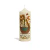 La Doublej Printed Pillar Candle In The Mermaid Multicolor