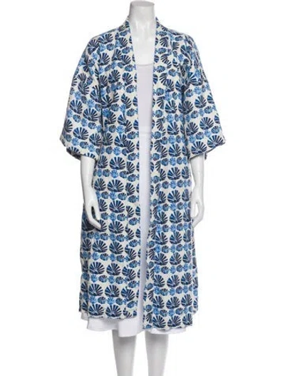 Pre-owned La Doublej Printed Robe In Multi