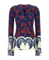 La Doublej La Double J 'superflare' Blouse In Blue