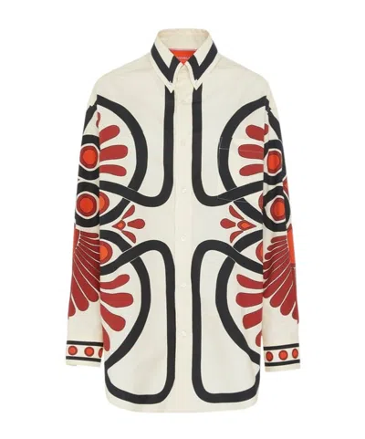 La Doublej La Double J Woman Shirt Cream Size S Cotton In Neutral