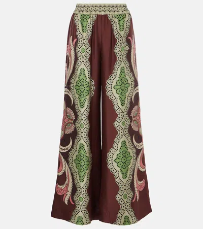 La Doublej Palazzo Pants In Portal Placée Brown