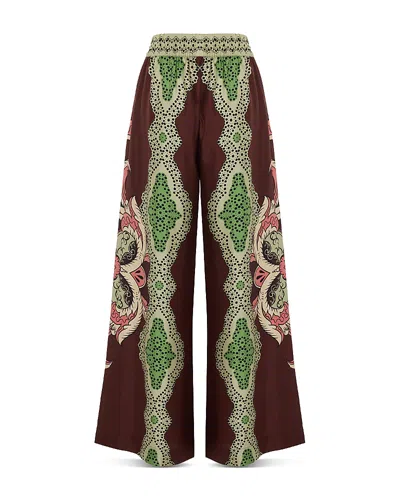 La Doublej Palazzo Pants In Portal Placée Brown