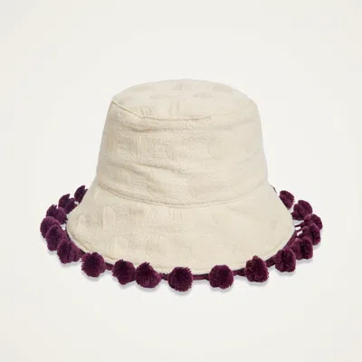 La Doublej Promenade Hat In Creamy