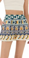 La Doublej La Double J Printed Cotton Shorts In Multi