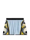 La Doublej Pull-up Placée Shorts In White