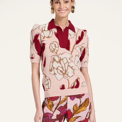 La Doublej Pumped Up Polo In Pink