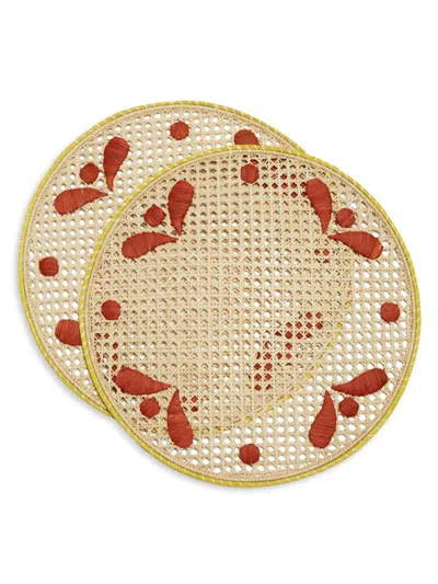 La Doublej Raffia Placemat Set Of 2