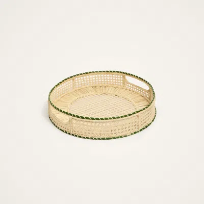 LA DOUBLEJ RAFFIA TRAY