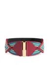 La Doublej Rainbow Belt In Multi