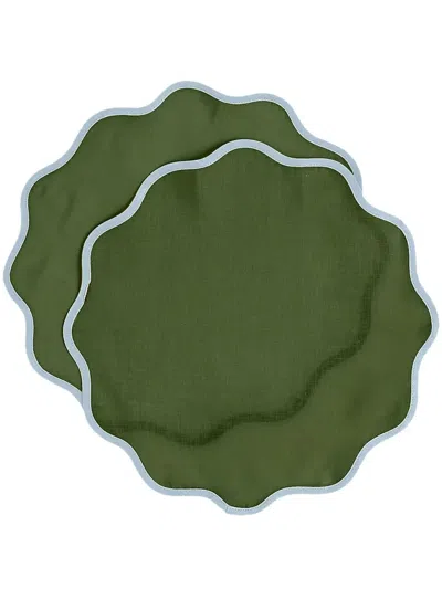 La Doublej Cloud Tablemat Set Of 2 In Ranbow Bosco