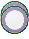 La Doublej Soup Plates Set Of 2 In Purple