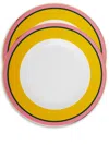 La Doublej Tableware Rainbow Giallo Yellow Uni In Yellow